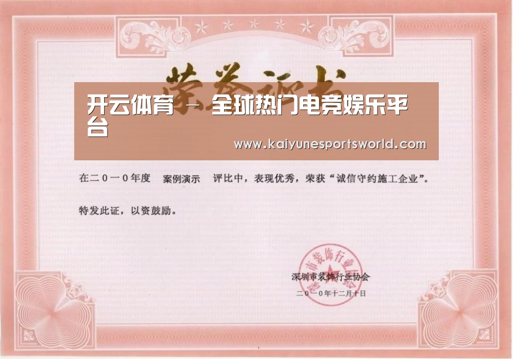 荣誉证书二